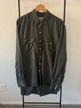 Wythe New York Tencel Pearlsnap Shirt – Western Snap Gabardine